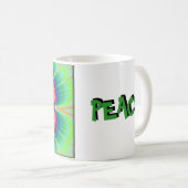 Tasse de paix de flower power (Devant droit)