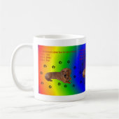 Tasse de paix du monde de teckel (Gauche)