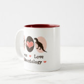 Tasse de paléontologie d'amour de paix (Devant gauche)