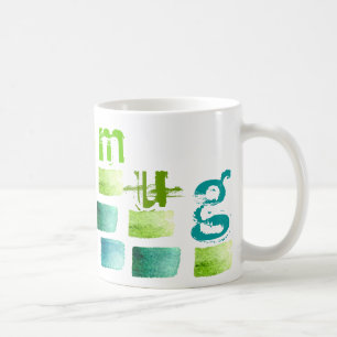 Tasse de palette d'artistes