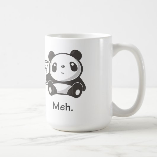 Tasse de panda de Meh (Droite)