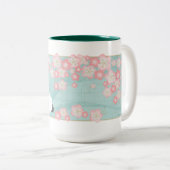 Tasse de panda de zen (fleurs de prune) (Devant droit)