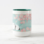Tasse de panda de zen (fleurs de prune) (Centre)