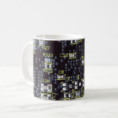 Tasse de panneau de circuit intégré, verre ou (Devant gauche)