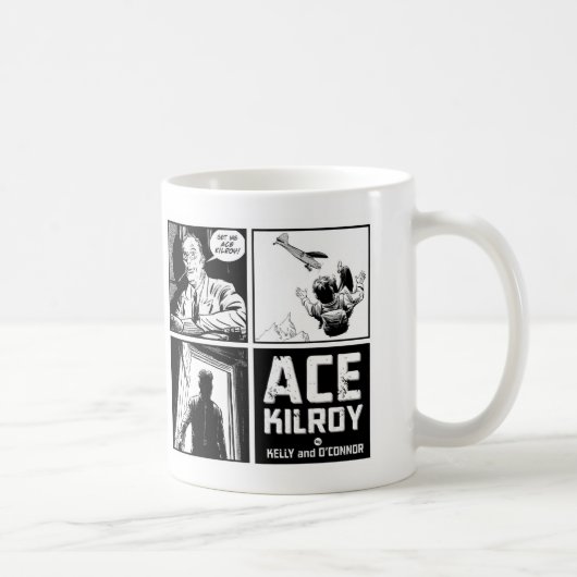 Tasse de panneau de Kilroy quatre d'as (Droite)