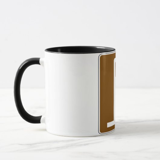 Tasse de panneau routier d'essence (Gauche)