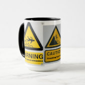 Tasse de panneaux d'avertissement (Devant gauche)