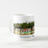 Tasse de panorama de rangée de Boathouse (Devant gauche)