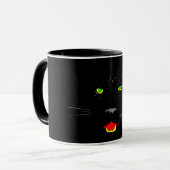Tasse de panthère noire (Devant gauche)