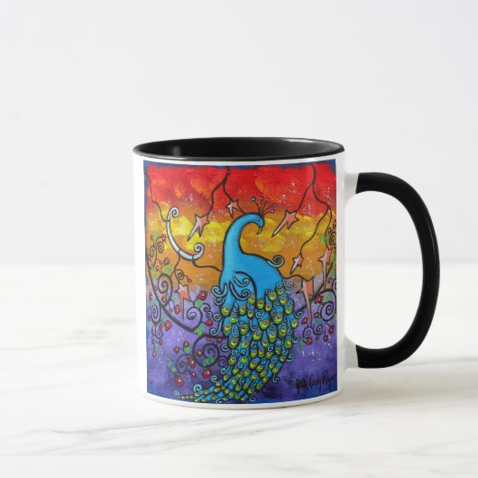 Tasse de paon d'enchantement (Droite)