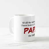 Tasse de PAPA (Devant gauche)