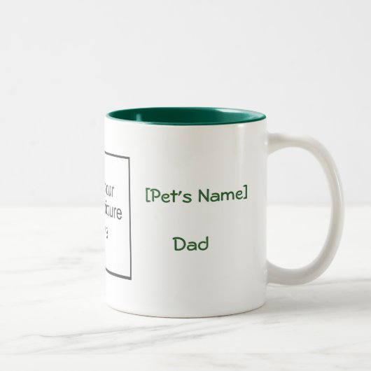 Tasse de papa d'animal familier grande (Droit)