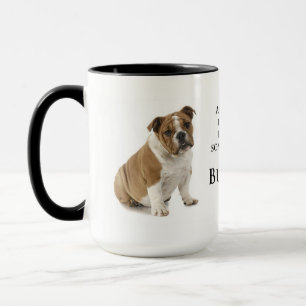 Tasse de papa de bouledogue