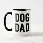 Tasse de papa de chien, cadeau de tasse, cadeau de (Gauche)