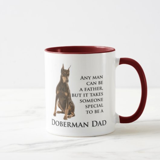 Tasse de papa de dobermann (Droite)