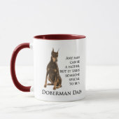 Tasse de papa de dobermann (Gauche)