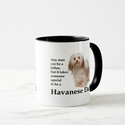 Tasse de papa de Havanese (Devant droit)