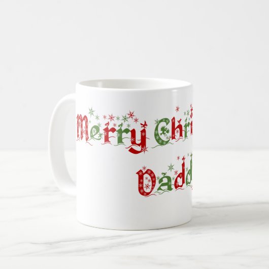 Tasse de papa de Joyeux Noël (Devant gauche)