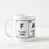 Tasse de papa de scientifique de chimiste (Gauche)