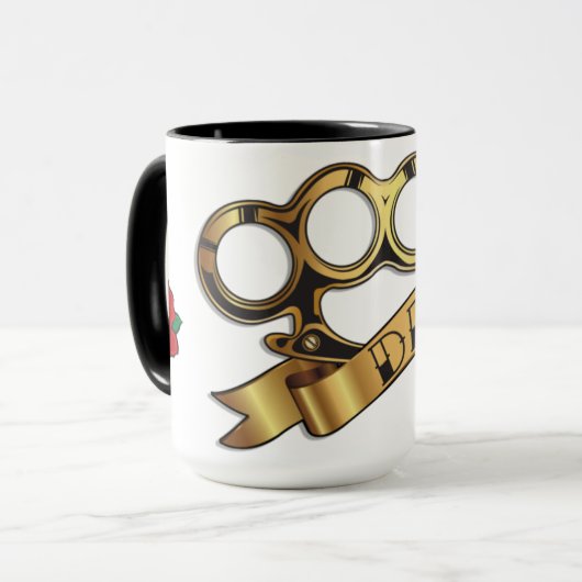 Tasse de PAPA de tatouage d'articulations en (Devant gauche)