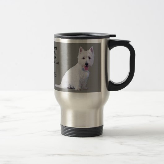 Tasse de papa de Westie (Droit)