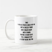 Tasse de papa drôle Cadeau de la fête des pères (Gauche)