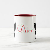 Tasse de papillon de diva (Centre)