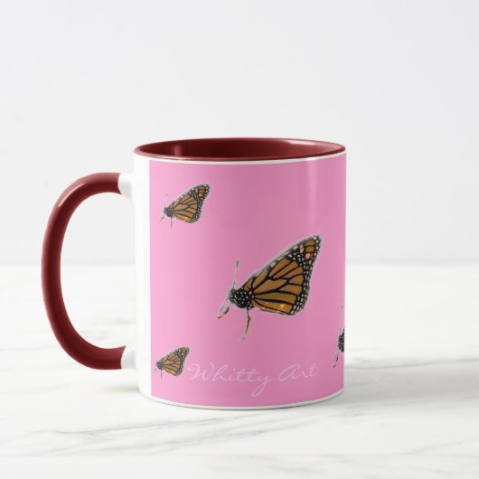 Tasse de papillon de MONARQUE (Gauche)