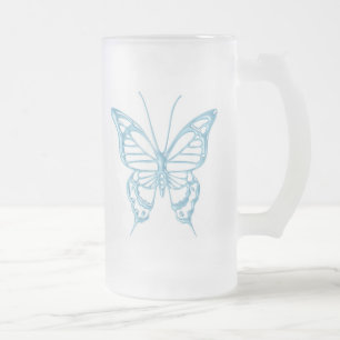 Tasse de papillon de myrtille. !