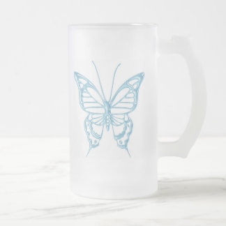 Tasse de papillon de myrtille. !