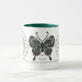 Tasse de papillon de pierre porte-bonheur d'août (Centre)