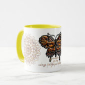 Tasse de papillon de pierre porte-bonheur de (Devant gauche)