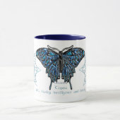 Tasse de papillon de pierre porte-bonheur de (Centre)