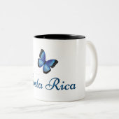 Tasse de papillon du Costa Rica Morpho (Devant droit)