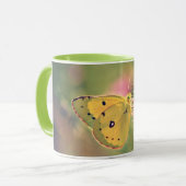 Tasse de papillon et de café de fleurs sauvages (Devant gauche)