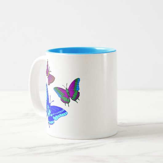 Tasse de papillons (Devant gauche)