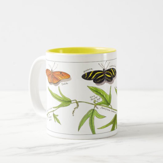 Tasse de papillons de Longwing (Devant gauche)