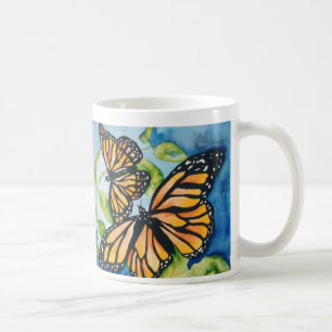 tasse de papillons de monarque
