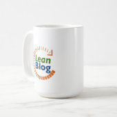 Tasse de parodie de 5 pourquoi - blog maigre (Devant gauche)