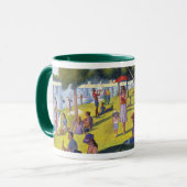 Tasse de parodie de Seurat (Devant gauche)