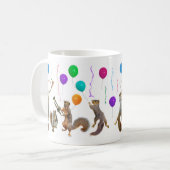 Tasse de partie de musique d'écureuils (Devant gauche)