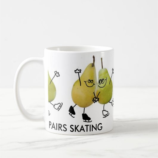Tasse de patinage artistique de paires (Gauche)