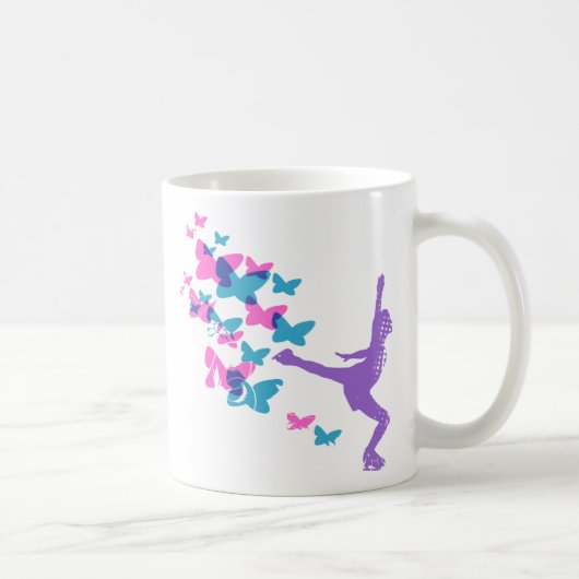 Tasse de patinage de papillons (Droite)