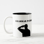 Tasse de patriote de grammaire (Gauche)