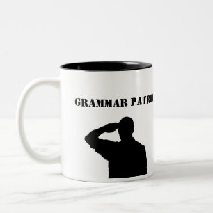 Tasse de patriote de grammaire