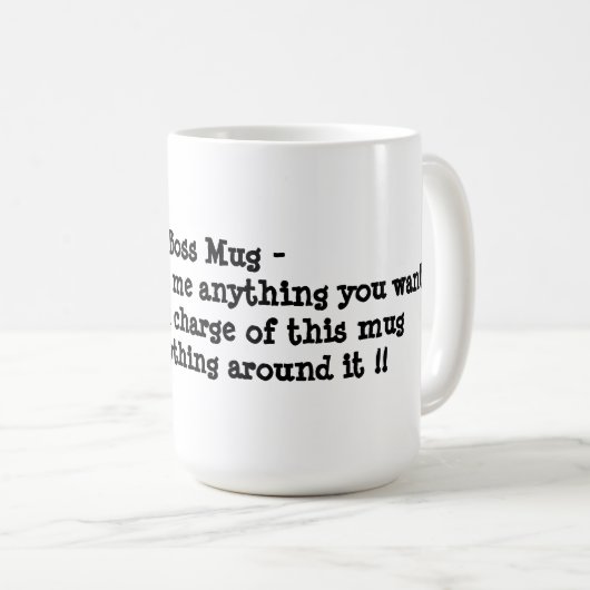 Tasse de patron (Devant droit)