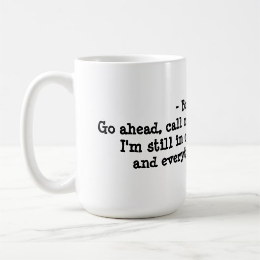 Tasse de patron (Gauche)