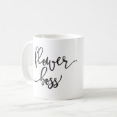 Tasse de patron de fleur (Devant gauche)