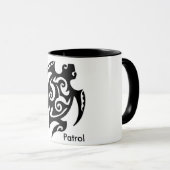 Tasse de patrouille de tortue (Devant droit)