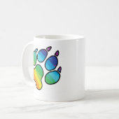 Tasse de patte d'arc-en-ciel (Devant gauche)
